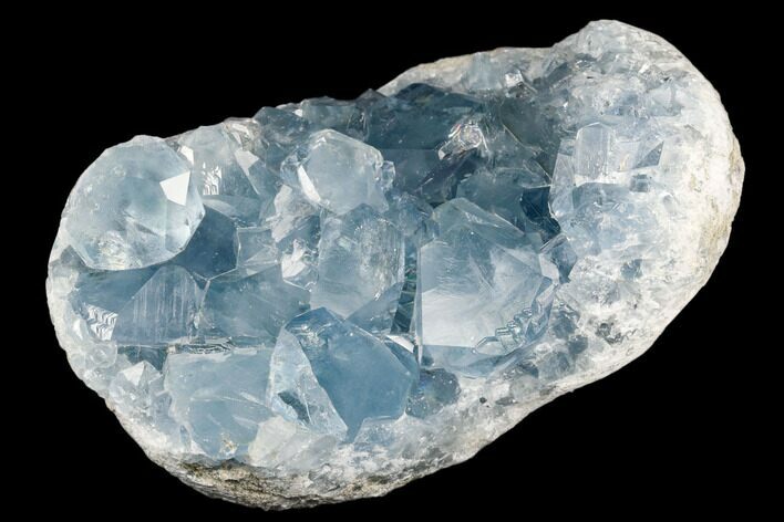 Sparkly Celestine (Celestite) Crystal Cluster - Madagascar #184373